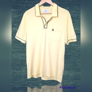 Original Penguin (L) Yellow/olive green Polo